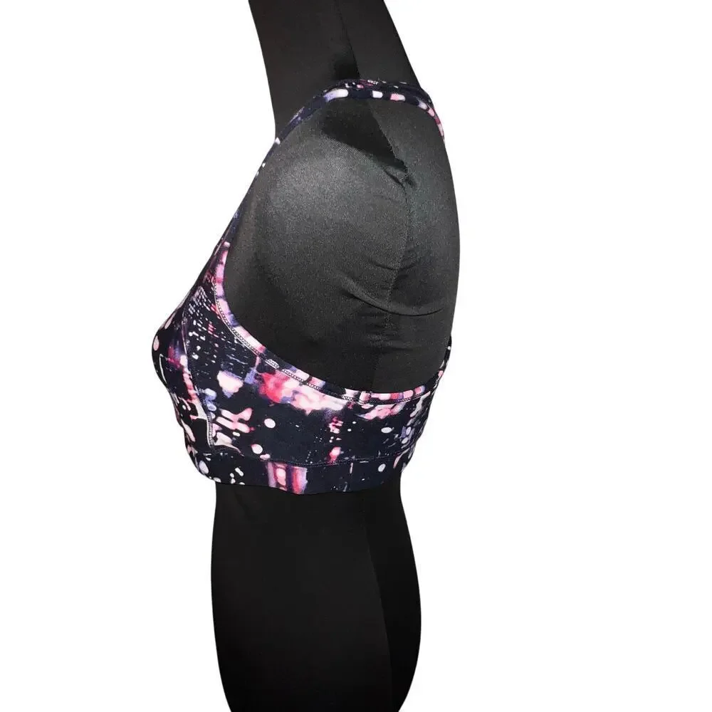 Calvin Klein Womens Size‎ Large Racerback Mesh performance Exercise Bra/Top